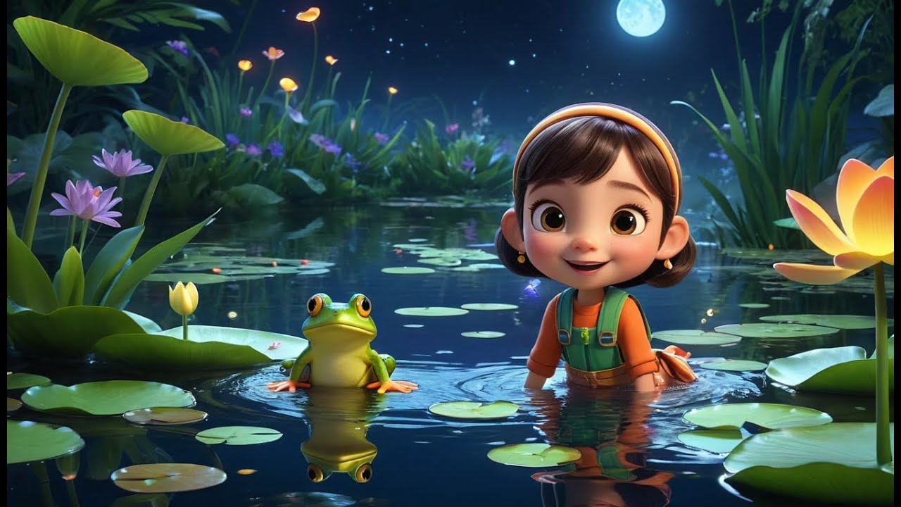 **10 Sapos Pulando para a Lua – Aventura dos Ribbits! | Rima Infantil ...