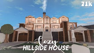 Cozy hillside house - Bloxburg speedbuild Cozy hillside house - Bloxburg speedbuild