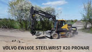 VOLVO EW160E STEELWRIST X20 PRONAR