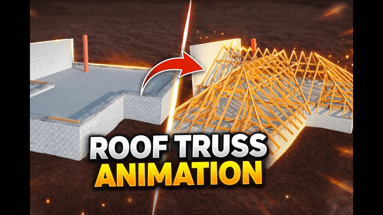 Did you know how to do this? | Roof Truss Animation