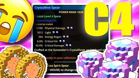 ATTEMPTING TO MAX MY C4 SPEAR | JESUS CHRIST !! | Trove
