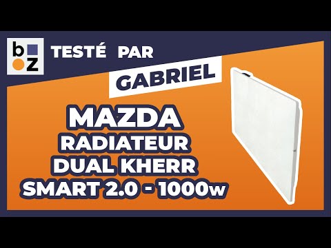 Radiateur électrique pierre naturelle 1000W - Sable Blanc - Dual Kherr MAZDA