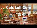 【あつ森BGM】Cats Lofi Café｜穏やかで心地よいクリスマス｜ピアノと環境音｜作業・勉強・リラックス