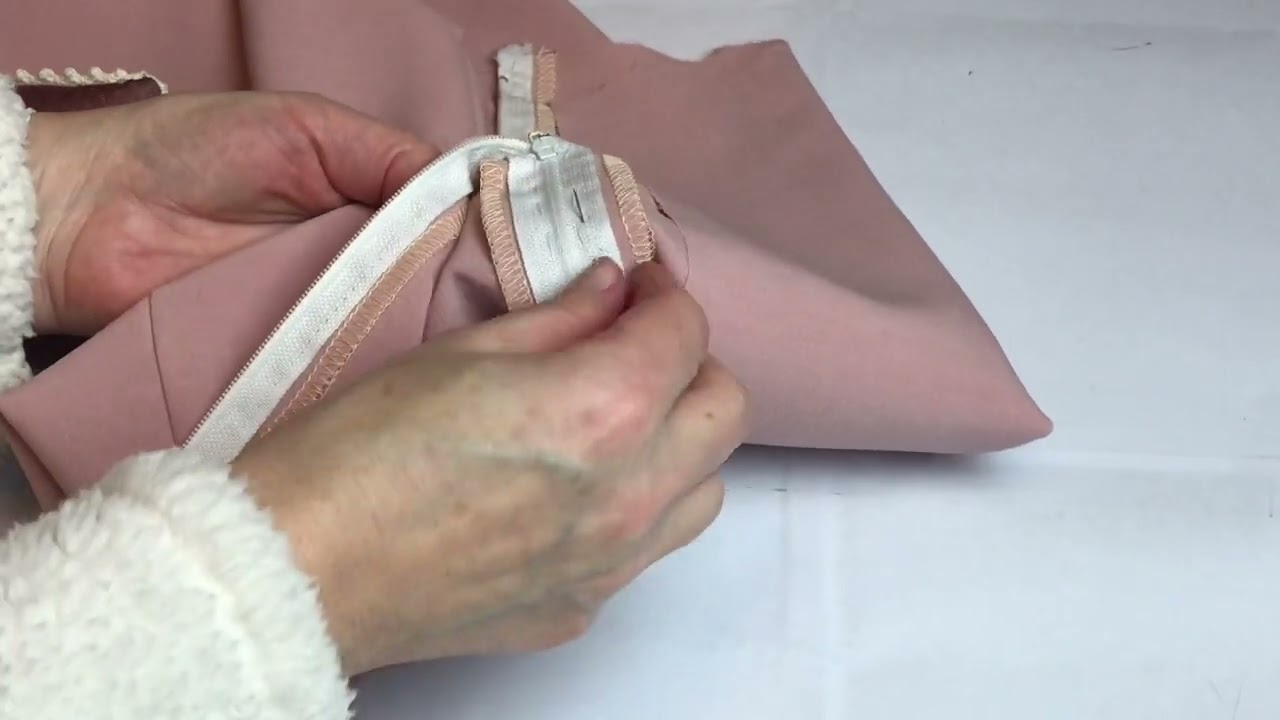 Jak všít zip varianta č.1