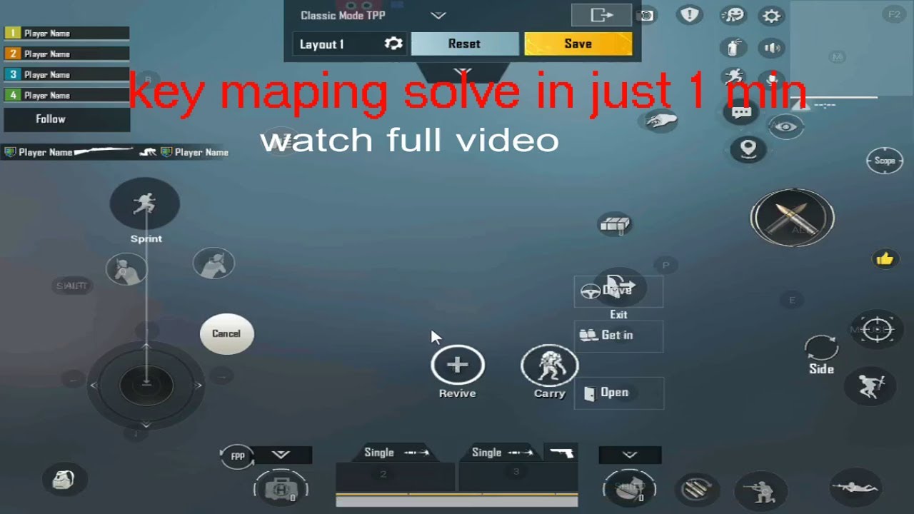 Pubg All Version including pubg Key Mapping Fix for all emulater - YouTube