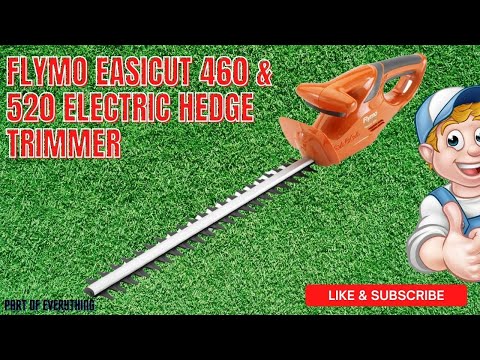 Flymo EasiCut 460 & 520 Electric Hedge Trimmer, 500 W, Cutting Blade 50 cm