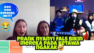 PARAH!!PRANK NYANYI FALS DI OME TV,PADA NGAKAK NIH BULE2!!🤣😅. Ome Tv Internasional #Part 30