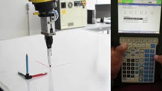 Calibración del User Frame (UFRAME) en un robot Fanuc M10iA (paso a paso).