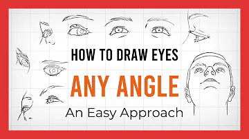 👁 How to Draw Eyes from DIFFERENT ANGLES - Easy Drawing Tips