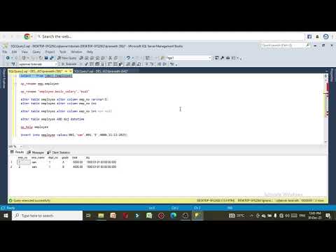 3. HOW TO INSERT VALUES INTO TABLES IN SQL SERVER? - YouTube