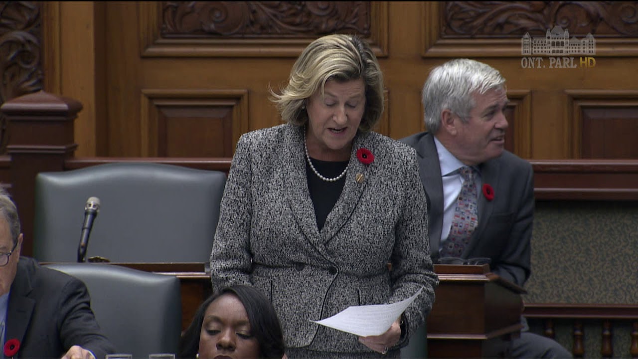 Dr  Helena Jaczek re Services For Persons With Disabilities 11 01 17