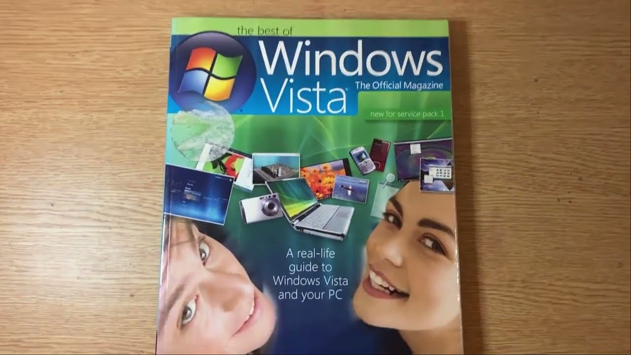 This Windows Vista magazine is so Frutiger Aero!