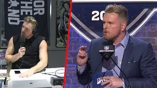 Pat McAfee Breaks Down His Draft Announcement