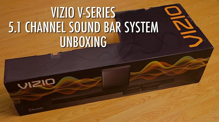 VIZIO V-Series 5.1 Channel Sound Bar System Unboxing (model V51-H6)