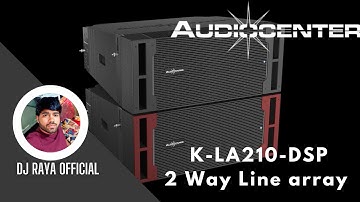 AUDIOCENTER  K-LA210-DSPDual 10” two-way active DSP controlled line array loudspeaker 📢📣 #dj