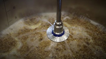 SS brewtech Sparge arm in action