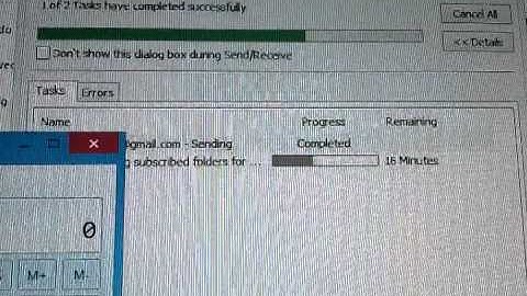 Gmail outlook synchronizing