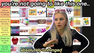 absolutely ROASTING your FAVE HALLOWEEN CANDY (it’s spooky szn y’all) *halloween candy tier list*