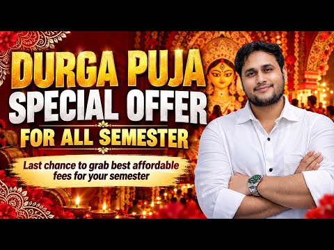 Durga Puja Special Offer For All Semester 