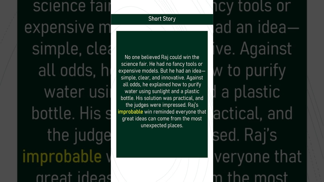 improbable # Expand Your English Vocabulary