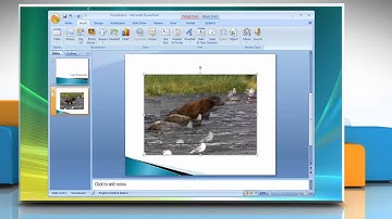Microsoft® PowerPoint 2007: How to insert a movie into presentation on Windows® Vista?
