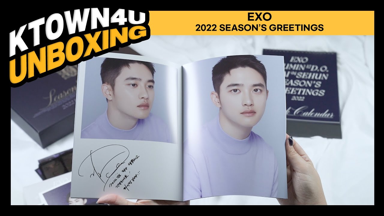 UNBOXING EXO - 2022 SEASON’S GREETINGS  | 엑소 2022 시즌그리팅 언박싱 | Ktown4u POB | 케타포 특전