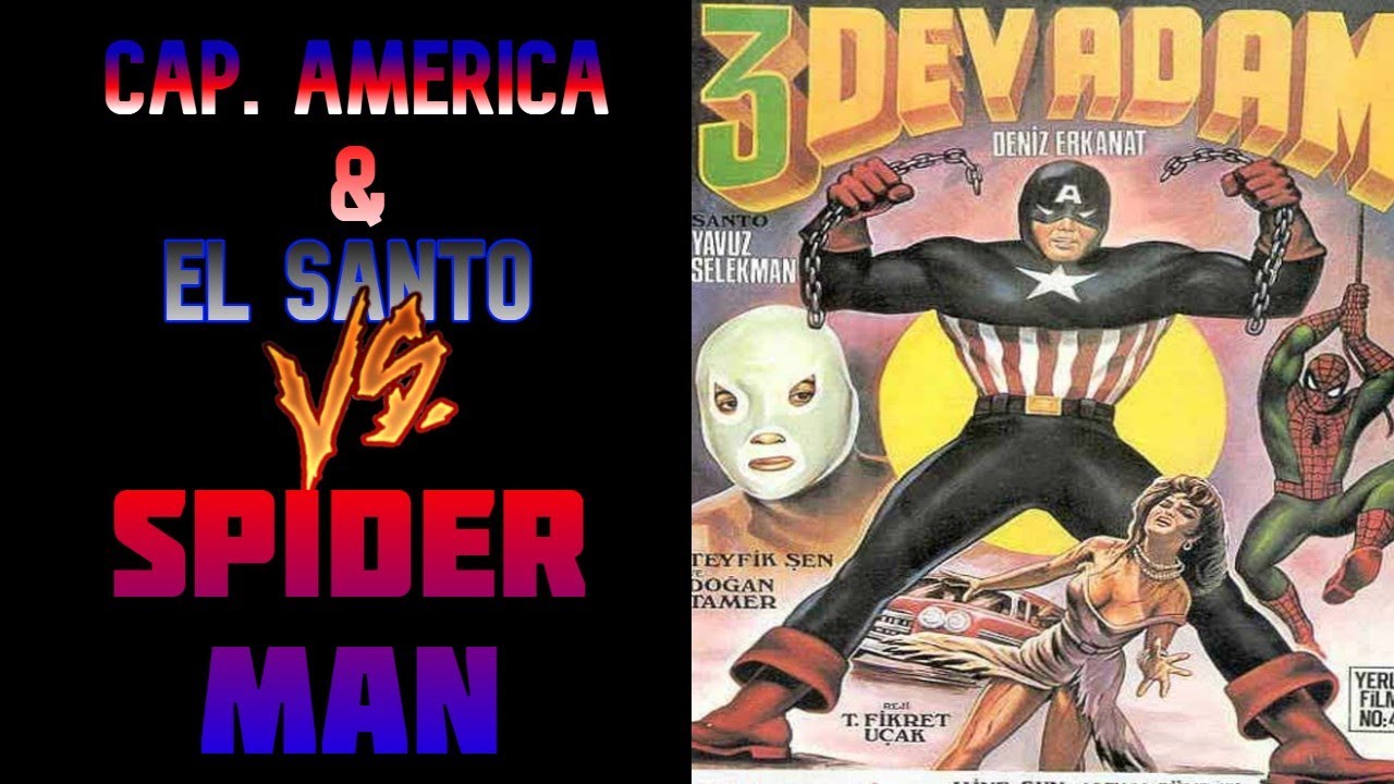 Capitan America & El Santo vs...Spider-Man!!!(3 DEV ADAM) - YouTube