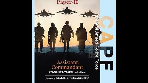 CAPF AC PAPER 2 BOOK (ESSAY, ARGUMENTS, REPORTS) by Asst. Comdt. Dr. Prashant Jagtap #capf
