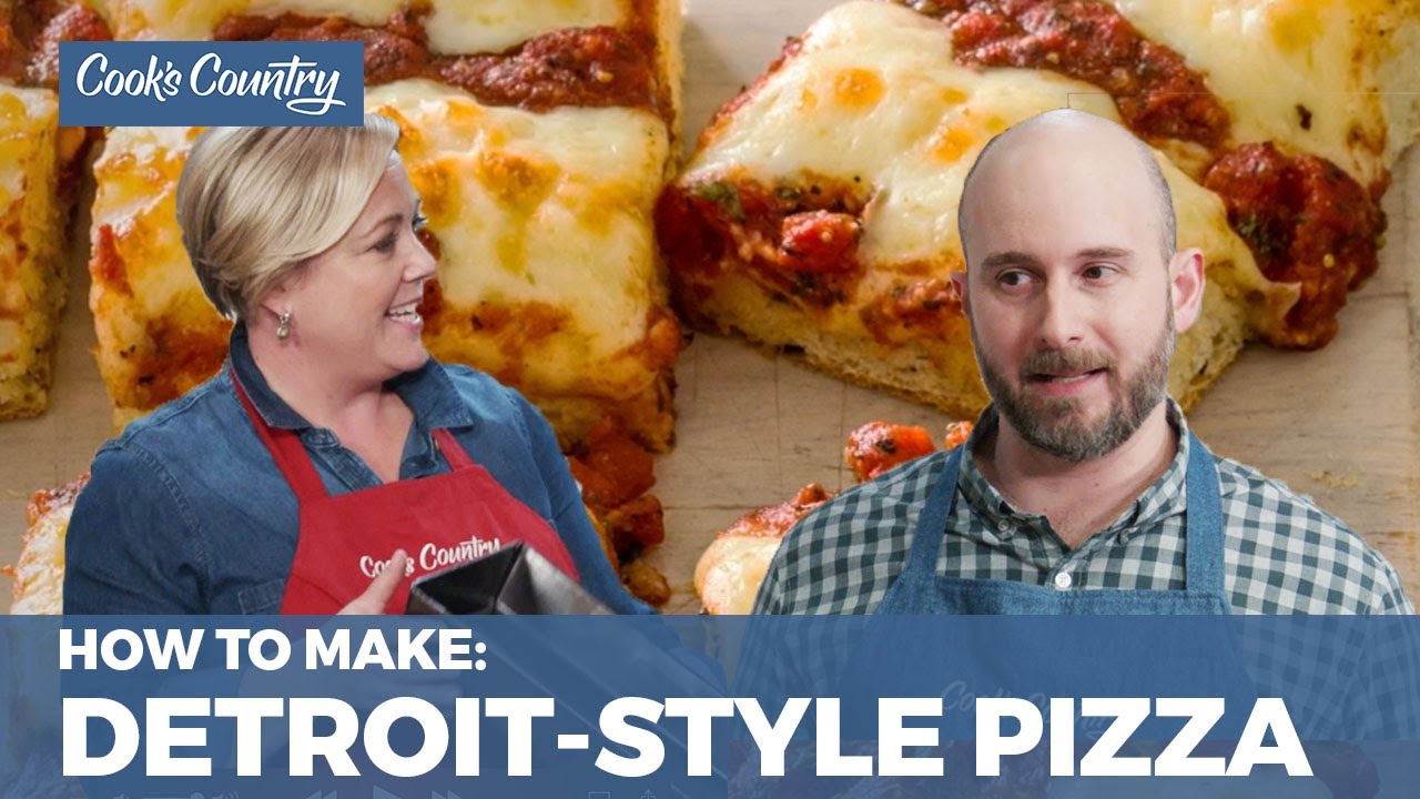 How to Make Crispy, Chewy Detroit-Style Pizza | America