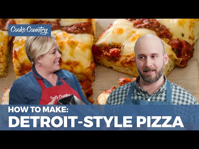 Detroit-style pan pizza – Andy Cooks