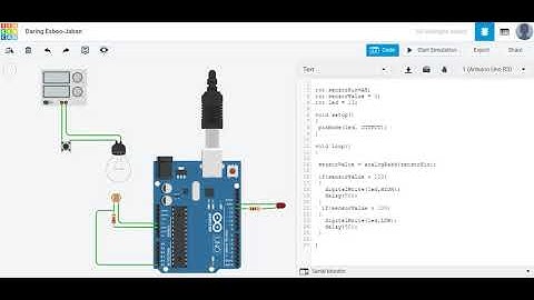 automatic street light using arduino TINKER CAD