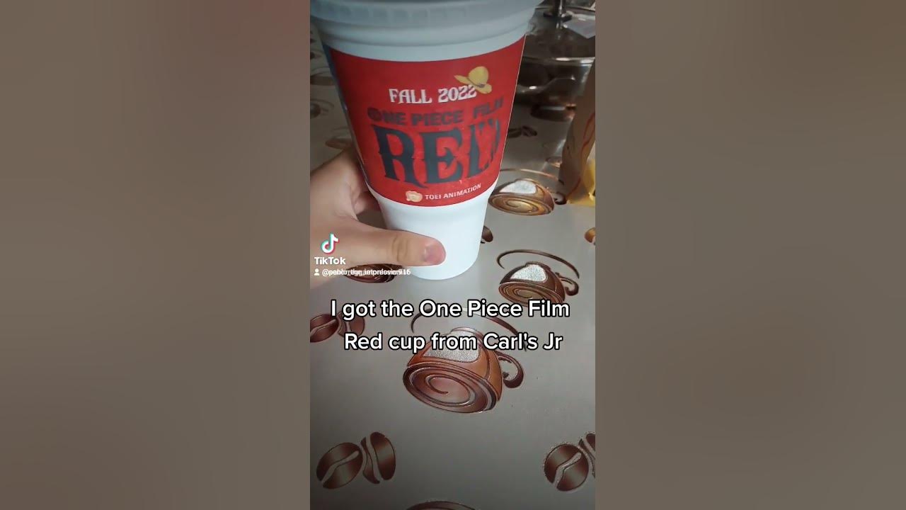 One Piece Film Red cup from Carl's Jr - YouTube