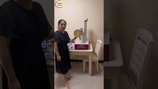 Desktop Fiber laser marker machine 20w demo works