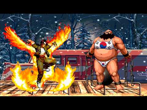 [KOF Mugen] SB Kyo Kusanagi vs Chang Koehan Team