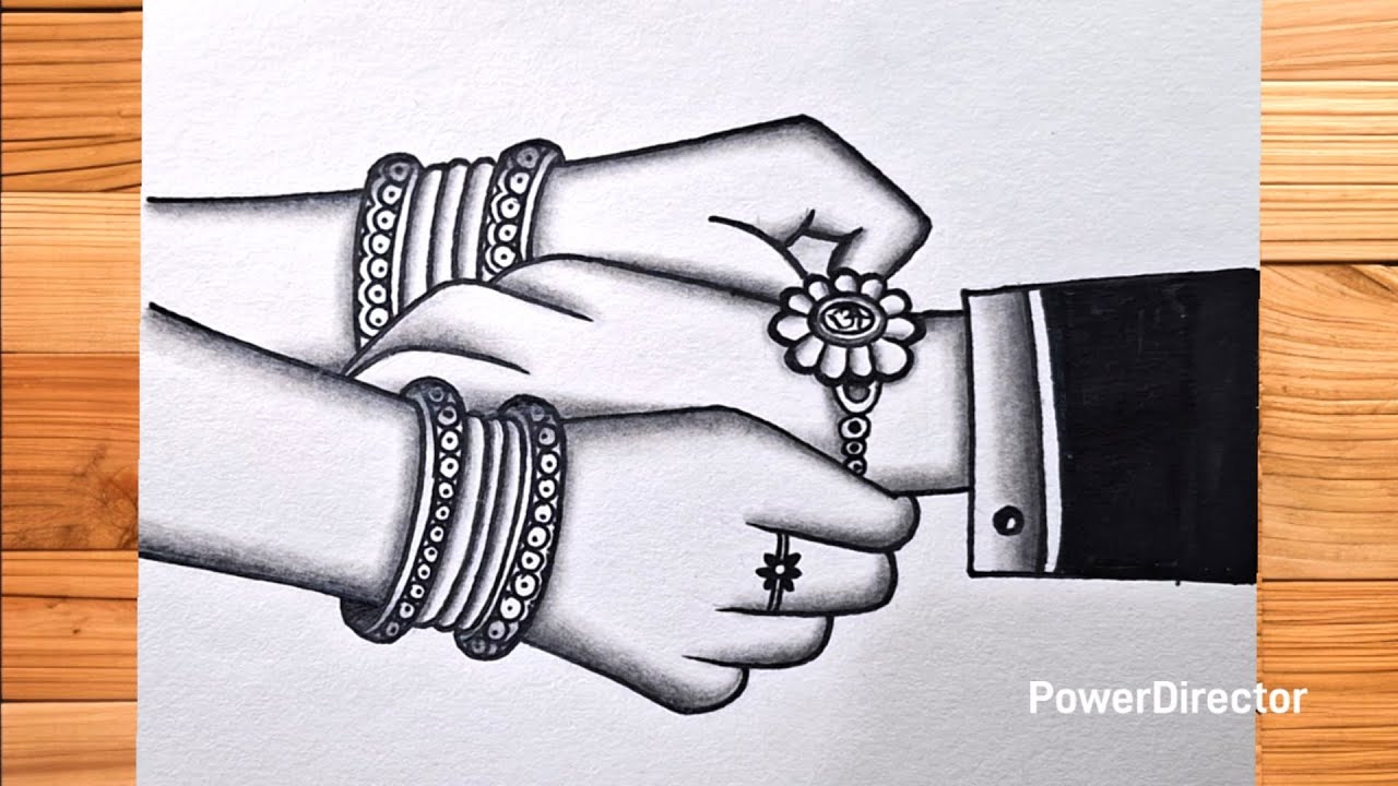 Raksha Bandhan Special Drawing Easy | Rakhi Drawing | Easy Drawing ...