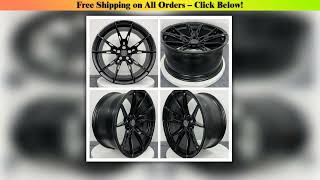 Factory Direct Custom Forged Wheels Size 20 Inch Pcd 5x112 Sport Wheels Matte Black