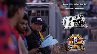 Olney Cropdusters vs Bethesda Big Train | Fastballs and Fireworks! (Friday, July 3rd)