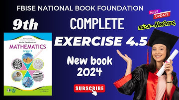 Class 9 Maths Chapter 4 Exercise 4.5 | 4.5 math class 9 | ex 4.5 class 9 maths | Miss Noreena