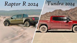 Toyota Tundra TRD Pro 2024 vs Ford Raptor R 2024: Pros and Cons