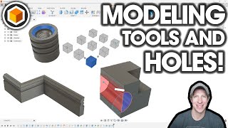 Getting Started with Fusion 360 Part 4  Modeling Tools, Cutting Holes, and Removing Material!