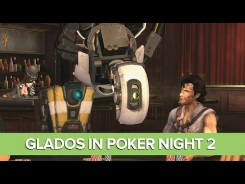GlaDOS in Poker Night 2 - Funny Lines, Portal meets Poker