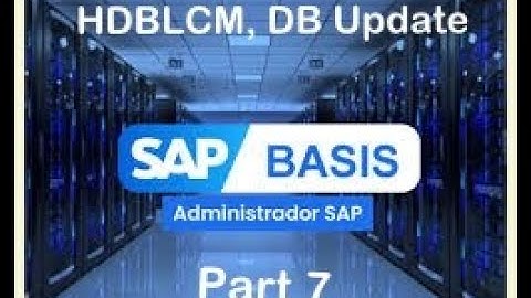 SAP HANA DB Admin (B05C07) - HDBLCM, DB Update & Comp. Install