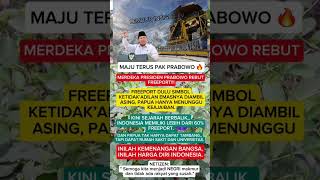 PRESIDEN PRABOWO AKAN REBUT FREEPORT #prabowo #freeportindonesia #beritaterkini #beritaviral#shorts