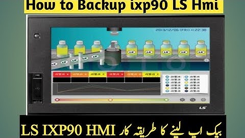 How to take backup of LS IXP90-TTA/220AC