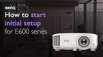 How to start initial setup for E600 series