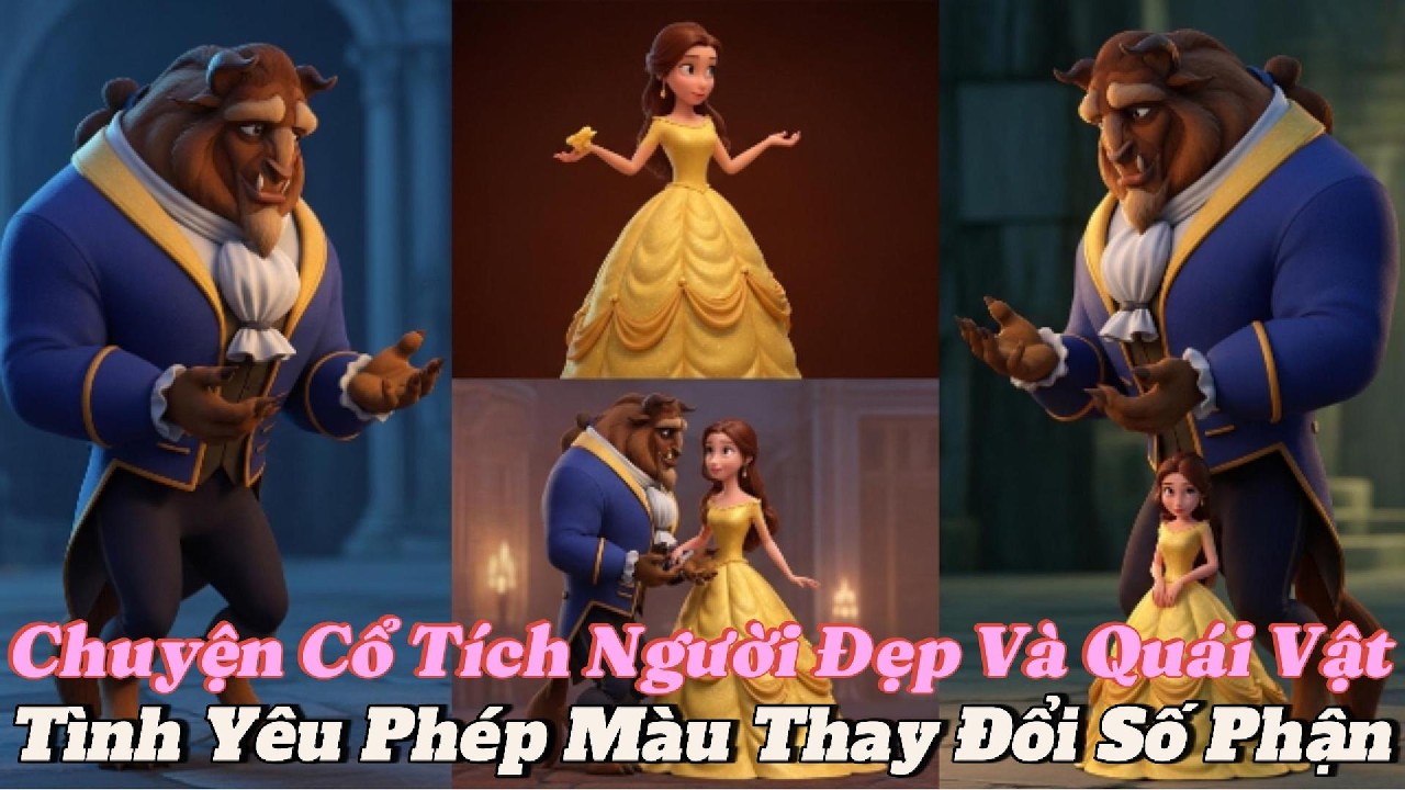 Chuyện Cổ Tích Người Đẹp Và Quái Vật |Tình Yêu Phép Màu Thay Đổi Số Phận #storyanimationviet #cotich