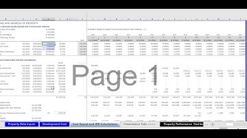 Condo Development Model Tutorial