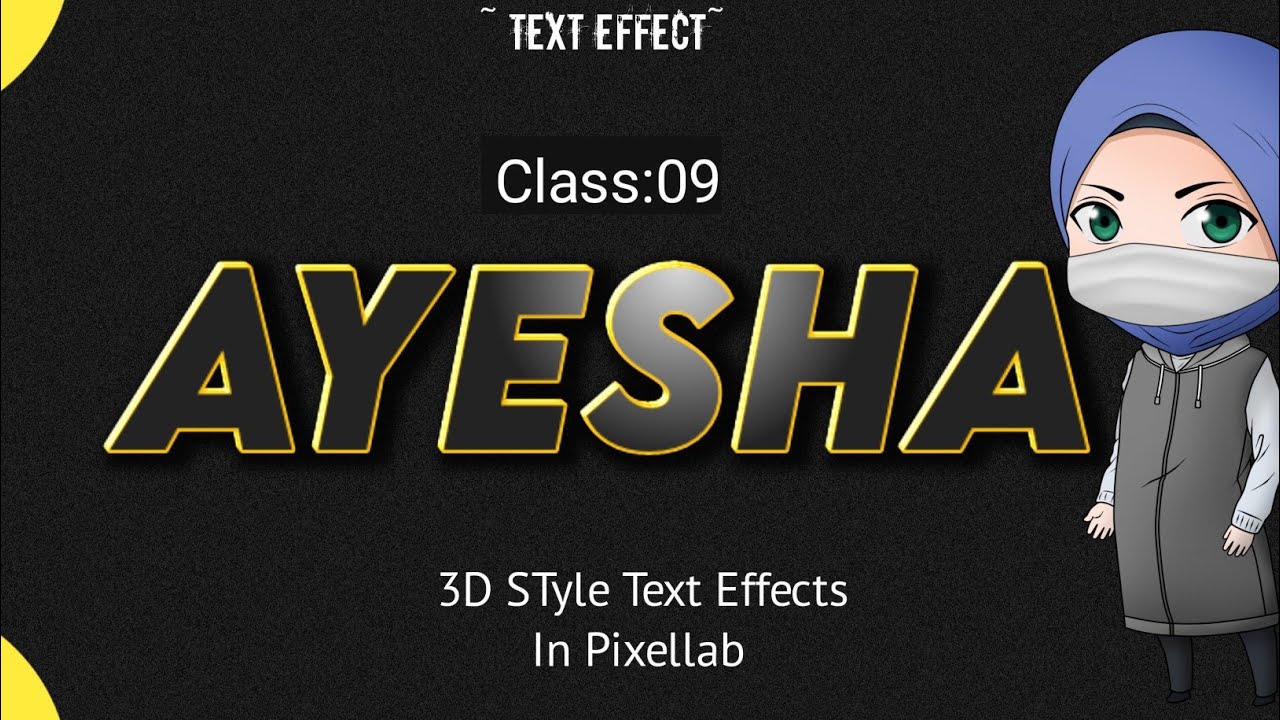 3D Text Effect In Pixellab || 3D Text Tutorial || Pixellab Tutorial ...