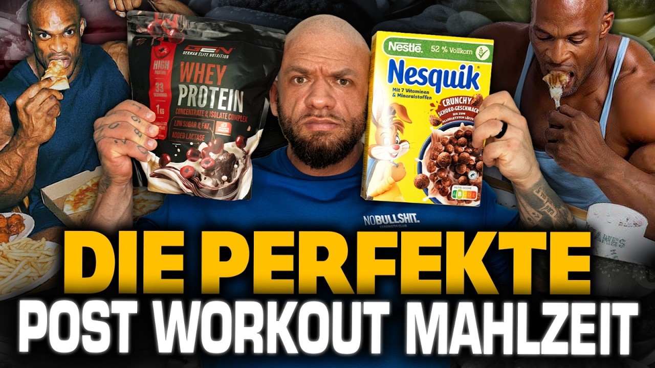 DAS solltest du nach JEDEM Training essen! (Cornflakes vs Hähnchen & Reis)