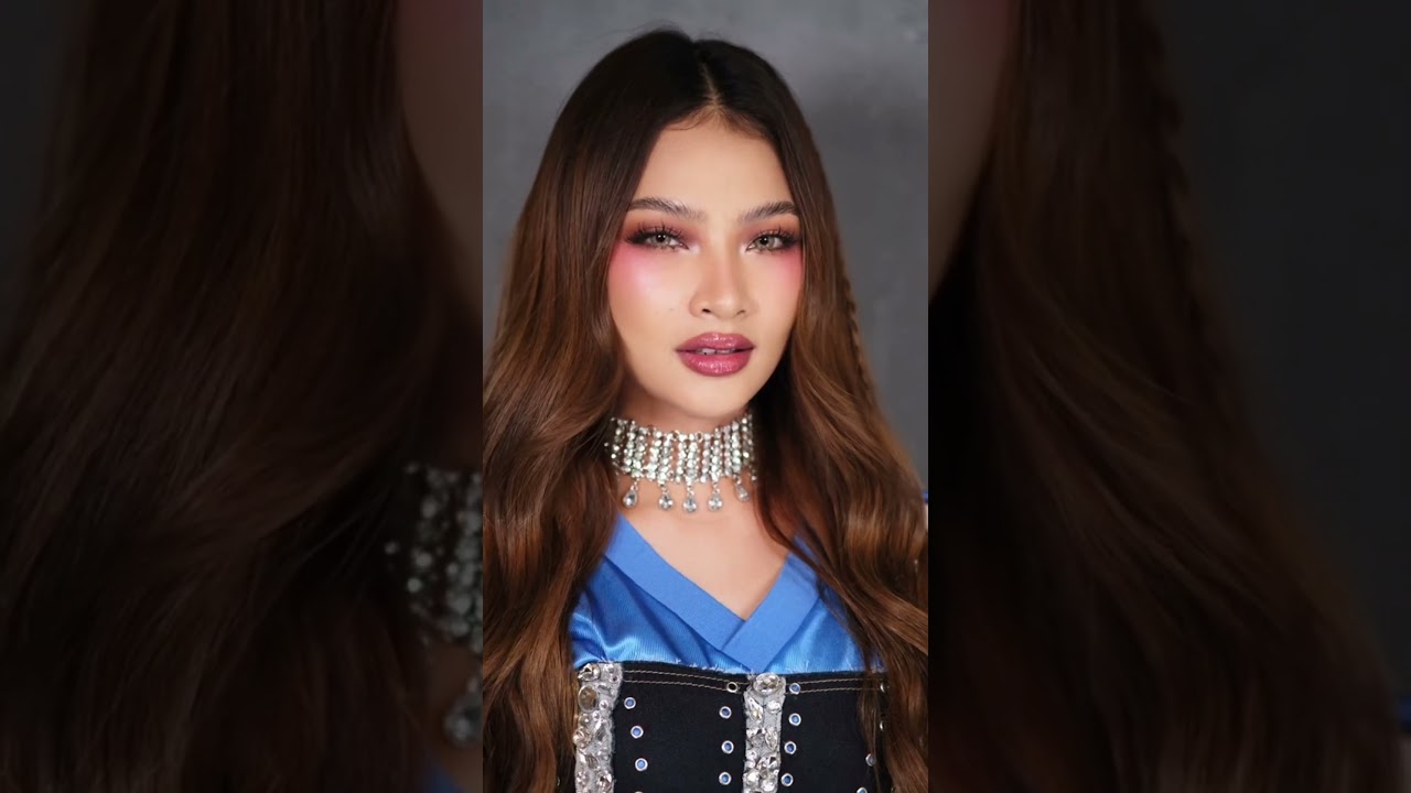 BINI Colet's pretty makeup look🌸❤️ (video from Tiktok: theresapadin) 